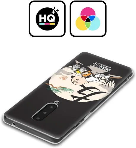 Vista 2 de Head Case Designs Officially Licensed Peanuts Charlie Brown Oriental Snoopy Gel Case [Military Grade Protection] Compatible with Google Pixel 3
