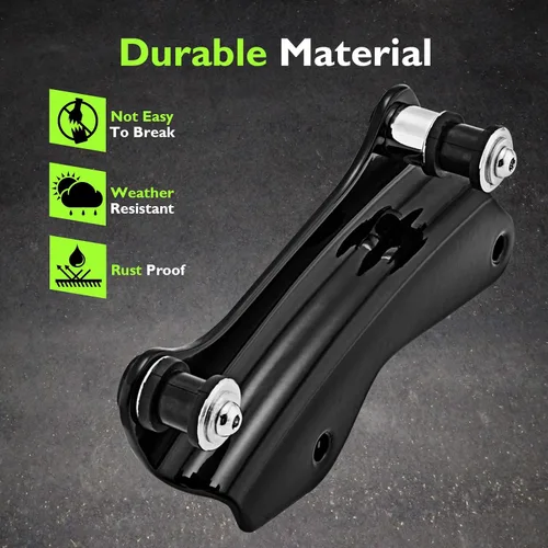Vista 7 de Mofun Kit de Hardware de Acoplamiento de 4 Puntos con Cubiertas Magnéticas Moleteadas Compatible con Harley Touring Street Road Electra Glide Road