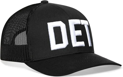 Vista 8 de HAKA City & State Block Puff Embroidery Hat Trucker Snapback Baseball Cap