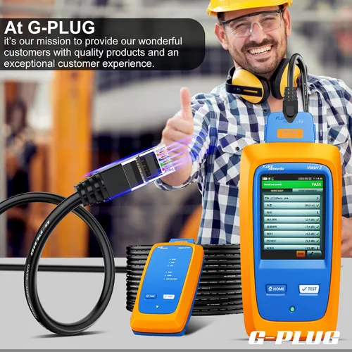 Vista 7 de G-PLUG Cable Ethernet Cat 6 – Cable Ethernet Cat6 Lightning Fast – Cable LAN con velocidades de hasta 1000 mbps – Cable de red con conector Rj45