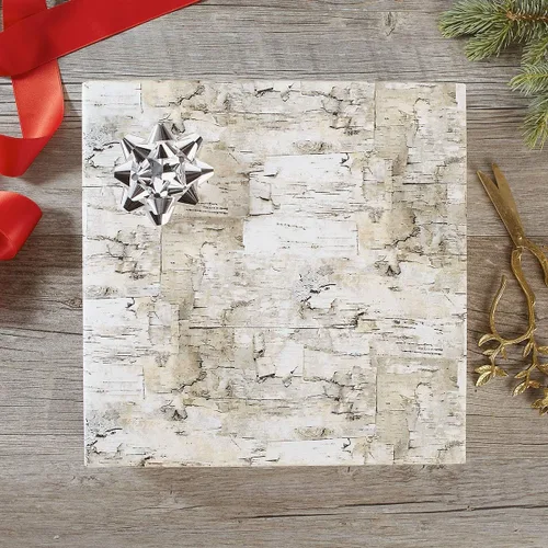 Vista 2 de Birch rollo gigante de papel de regalo – 72 sq ft.