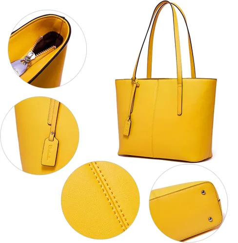 Vista 6 de BOSTANTEN Bolso de mano de cuero genuino para mujer