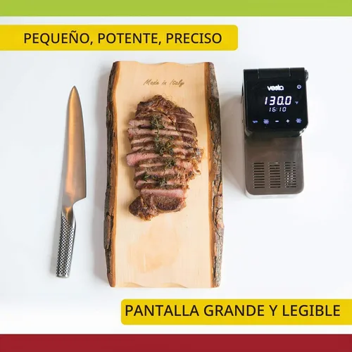 Vista 5 de Vesta Precision Cocina Sous Vide, capacidad de 30 L, control de aplicación WiFi Large Display Screen,Foldable Design, IPX7 Waterproof, High