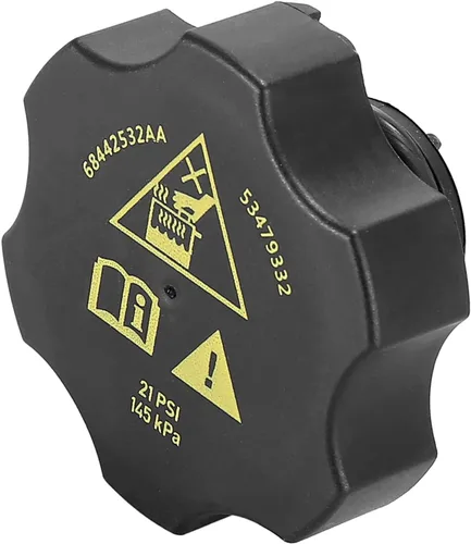 Vista 6 de X AUTOHAUX Tapa de recuperación de depósito de refrigerante del radiador para Chrysler para Jeep para Dodge para Ram 2013-2021 reemplaza 68442532AA