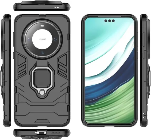 Vista 15 de Funda compatible con OnePlus Ace 2 Pro, soporte magnético para automóvil compatible con OnePlus Ace 2 Pro 5G, color negro