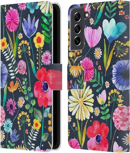 Vista 30 de Head Case Designs Officially Licensed Ninola Butterfly Nature Spring Floral Leather Wallet Case Compatible with Samsung Galaxy A07 4G