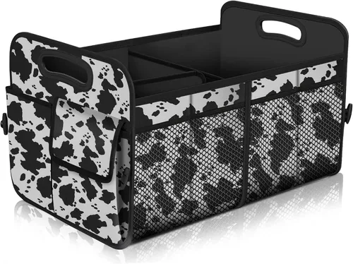 Vista 13 de Femuar Organizador de maletero de gran capacidad, accesorio impermeable para coche, antideslizante, plegable, adecuado para todos los vehículos