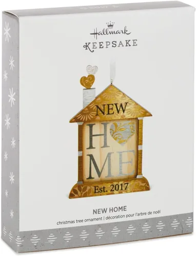 Vista 5 de Hallmark Keepsake 2017 mini adornos de navidad de porcelana, deseos de boda
