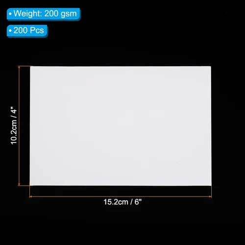 Vista 2 de PATIKIL Papel fotográfico de 4 x 6 pulgadas, 200 hojas de 7.05 oz/m², papel fotográfico de alto brillo para oficina, hogar, familia