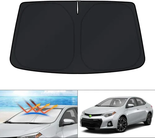 Vista 172 de KUST Parasol para parabrisas para BMW X1 F48 2016, 2017, 2018, 2019, 2020, 2021, 2022, accesorios de ajuste personalizado, parasol plegable