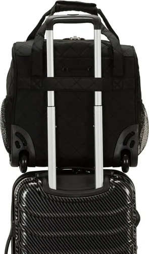 Vista 50 de Rockland Melrose - Maleta con ruedas, de porte vertical, para caber debajo del asiento, Rojo), BF31-RED