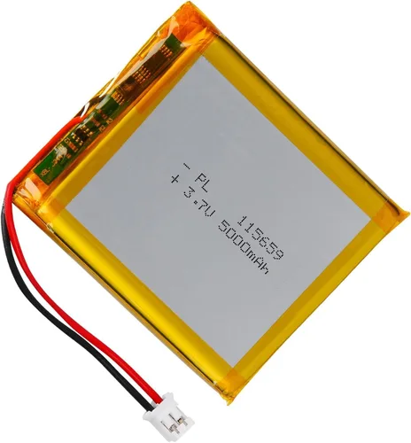 Vista 11 de Batería Lipo de 3.7V 1000mAh 102050 Batería recargable de polímero de litio con conector JST PH2.0.000 in para altavoz Bluetooth, GPS, reloj