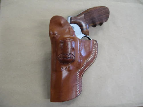 Vista 2 de Azula IWB - Funda de piel para Smith & Wesson N Frame 3" Revolver S&W TAN RH