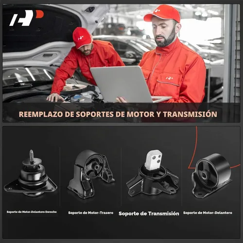 Vista 2 de A-Premium Kit de montaje de motor y montaje de transmisión, juego de 4