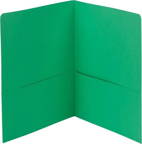 Vista 7 de Smead 87850 - Carpeta de 2 bolsillos con peso pesado, hasta 100 hojas, tamaño carta, colores surtidos, 25 por caja