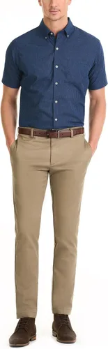 Vista 3 de Van Heusen Camisa de manga corta sin arrugas con botones para hombre