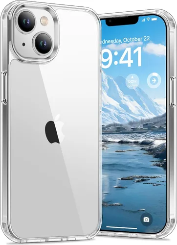 Vista 19 de Vakoo Funda transparente para iPhone 11 Pro Max, antiamarilleo, color negro