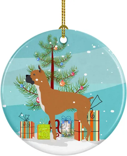 Vista 34 de Caroline's Treasures Cavalier King Charles Spaniel - Adorno de cerámica para árbol de Navidad, decoración colgante para el hogar, Navidad, fiestas
