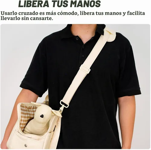 Vista 6 de Correa de hombro para transportar mascotas, accesorio ligero y cómodo para transportar mascotas para un fácil viaje, reduce la carga de llevar a tu