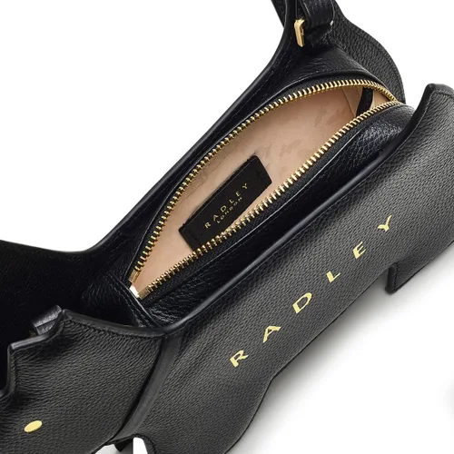Vista 3 de RADLEY London - Bandolera mediana con cremallera alrededor, Negro