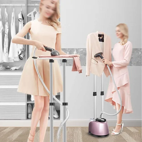 Vista 2 de Vaporizador para ropa, potentes vaporizadores de ropa de 2000 W, calentamiento rápido de 30 segundos, 90 minutos de removedor de arrugas de vapor