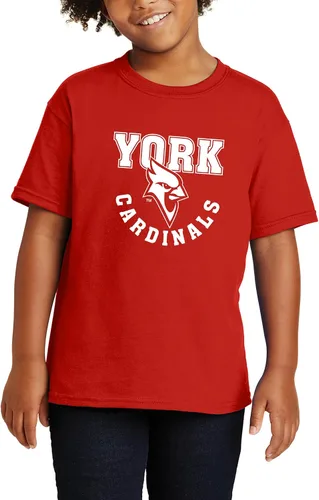 Vista 551 de NCAA Arch Logo, camiseta juvenil color del equipo, universidad - universidad