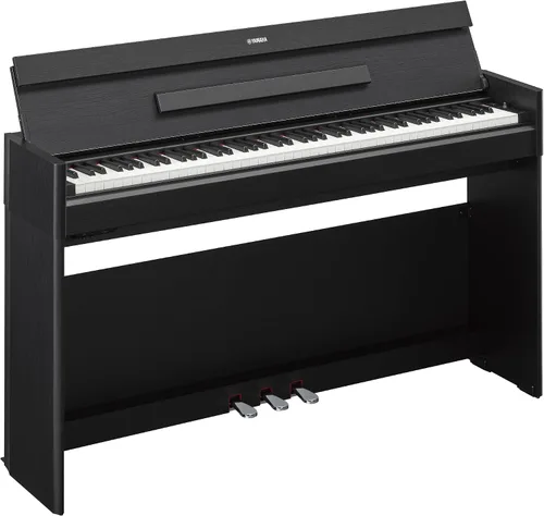 Vista 14 de Yamaha Arius Series - Piano vertical digital delgado, gran sonido, teclado compacto con peso, negro (YDPS35B) Teclado compacto con peso, negro