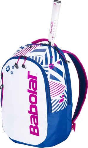 Vista 2 de Babolat Mochila Tenis Jr (Blanco/Azul/Rosa)