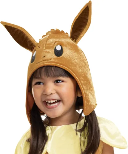 Vista 4 de Eevee Costume Tutu, disfraz oficial de Pokemon para niños pequeños y tocado
