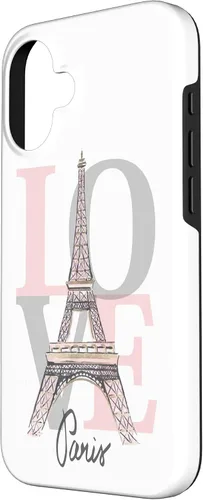 Vista 2 de Funda para iPhone 16 Paris Eiffel Tower - Love Paris Cute Trendy