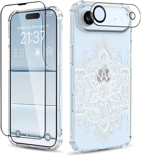 Vista 23 de Funda para iPhone 13 y iPhone 14 (6.1 pulgadas), funda protectora delgada de poliuretano termoplástico suave a prueba de golpes, bonito