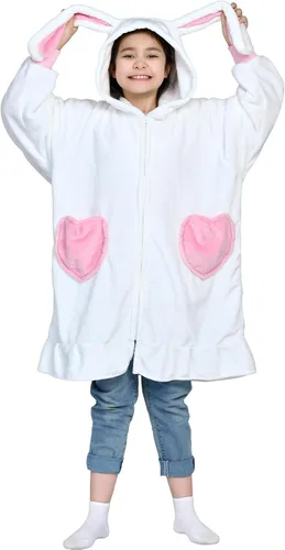Vista 25 de Waitu Manta Ponible de Oso con Capucha, Divertidos Disfraces de Halloween, Regalos de Cumpleaños para Mujeres, Hombres, Niños y Niñas, Manta