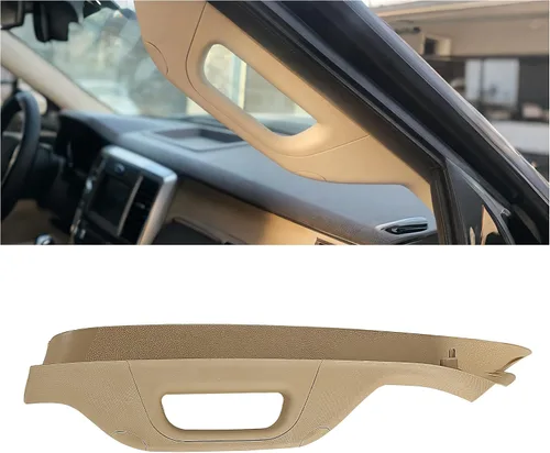 Vista 14 de HECASA Una manija de agarre de pilar, moldura interior derecha del lado del pasajero compatible con Ford F-250 F-350 F-450 F-550 Super Duty Negro