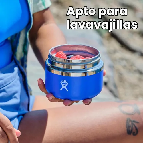 Vista 4 de Hydro Flask Tarro de comida – Acero inoxidable aislado, contenedor de viaje para comida caliente, almuerzo y sopa, verde agave, 20 onzas