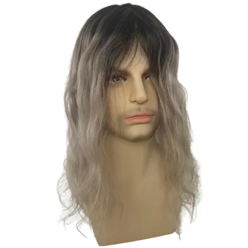 Vista 10 de Voloria Toupee de 12 pulgadas para hombre, piel ultrafina, pieza de pelo humano virgen europeo, piezas de sistema de reemplazo para hombres