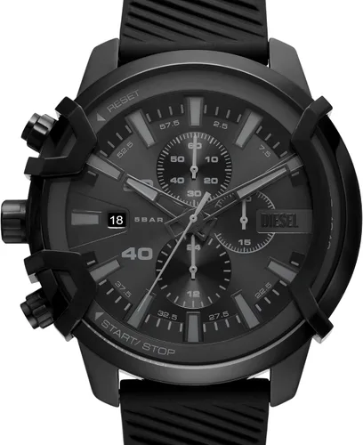 Vista 4 de Diesel Mini reloj de cuero Griffed DZ4604