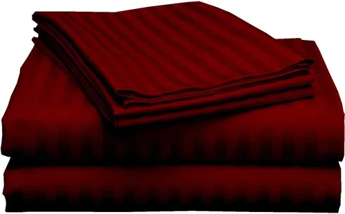 Vista 33 de Juego de sábanas premium de 4 piezas - Sábanas de cama de algodón tamaño individual - 100% algodón - 300 número de hilos - Sábana bajera ajustable
