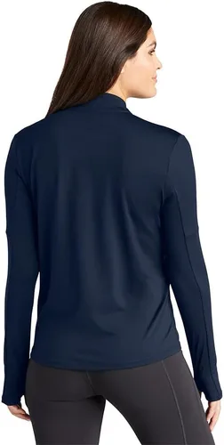 Vista 2 de Nike - Camisa de correr para mujer con cremallera de 12