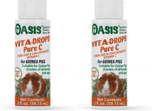 Vista 10 de OASIS #80254 Vita Drops-Pure C para cobayas, 2 onzas, el embalaje puede variar
