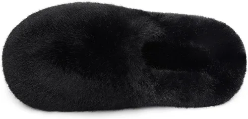 Vista 4 de DREAM PAIRS Pantuflas de felpa para mujer para interiores y exteriores