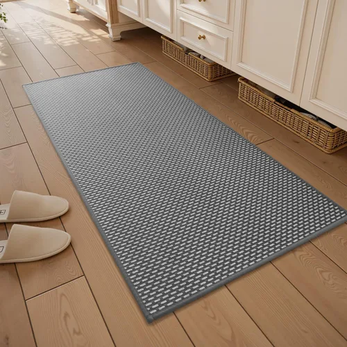 Vista 18 de RESARE Tapete de baño antideslizante, lavable a máquina, súper absorbente, de secado rápido, tapete de baño ultra suave para suelo de baño, 17 x 24
