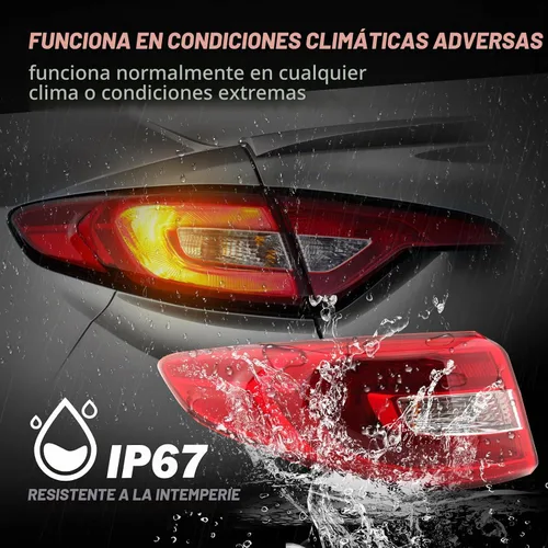 Vista 4 de Luz trasera compatible con Hyundai Sonata 2015 2016 2017 sustituye a 92401C2000 HY2804129 (lado izquierdo del conductor)