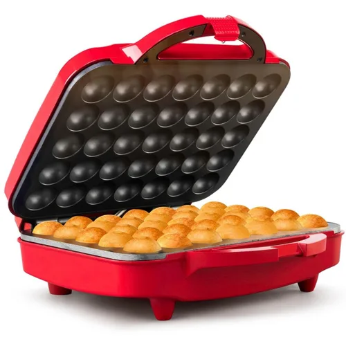 Vista 9 de Holstein Housewares Máquina para Hacer Cake Pops de 12 Unidades con Placas Antiadherentes y Luces Indicadoras - Hornea 12 Cake Pops Dulces o Salados