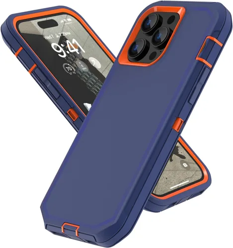 Vista 11 de Sansunto Funda para iPhone 13 Pro Max Case y 12 Pro Max Case, Protección de Cuerpo Completo Resistente Heavy Duty a Prueba de Golpes Grado Militar 3