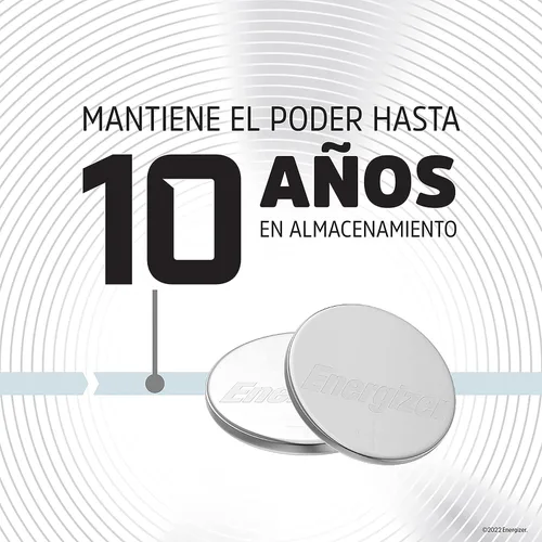 Vista 5 de Reloj energizador/baterías electrónicas, 3 voltios, 2032, 2 baterías (pila de botón de litio)