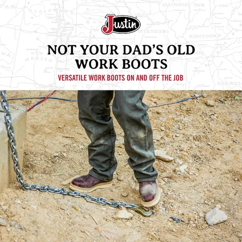 Vista 6 de Justin Botas de trabajo originales WK Premium para hombre