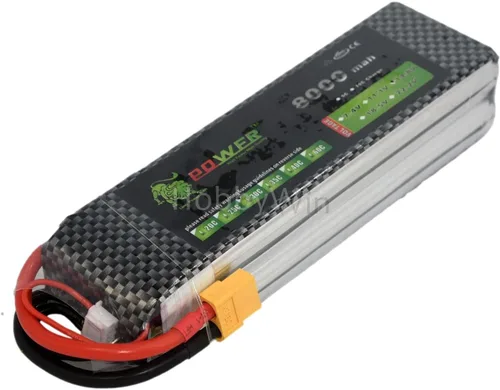 Vista 5 de 14.8V 4S 8000mAh 35C LiPO Batería XT60 Enchufe para RC Avión Helicóptero Miltirotor Cámara Drone