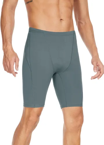Vista 37 de Traje de baño deportivo competitivo para hombre, traje de entrenamiento de resistencia de carreras, pantalones cortos de natación de secado rápido