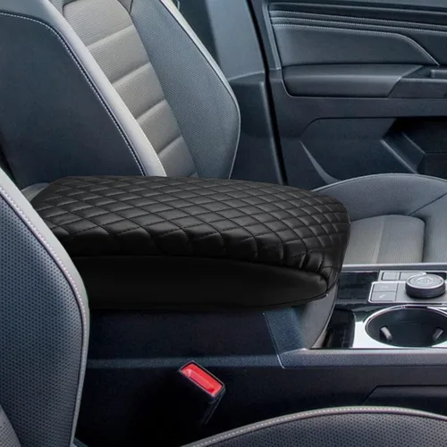 Vista 7 de INTGET Funda para consola central Volkswagen/VW Atlas 2025 2024, funda de cojín para reposabrazos, cubierta de consola central, protector de tapa