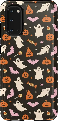 Vista 338 de Casely Funda para Galaxy S9 Postura de cadáver Yoga de esqueleto Diseño protector delgado esencial de doble capa